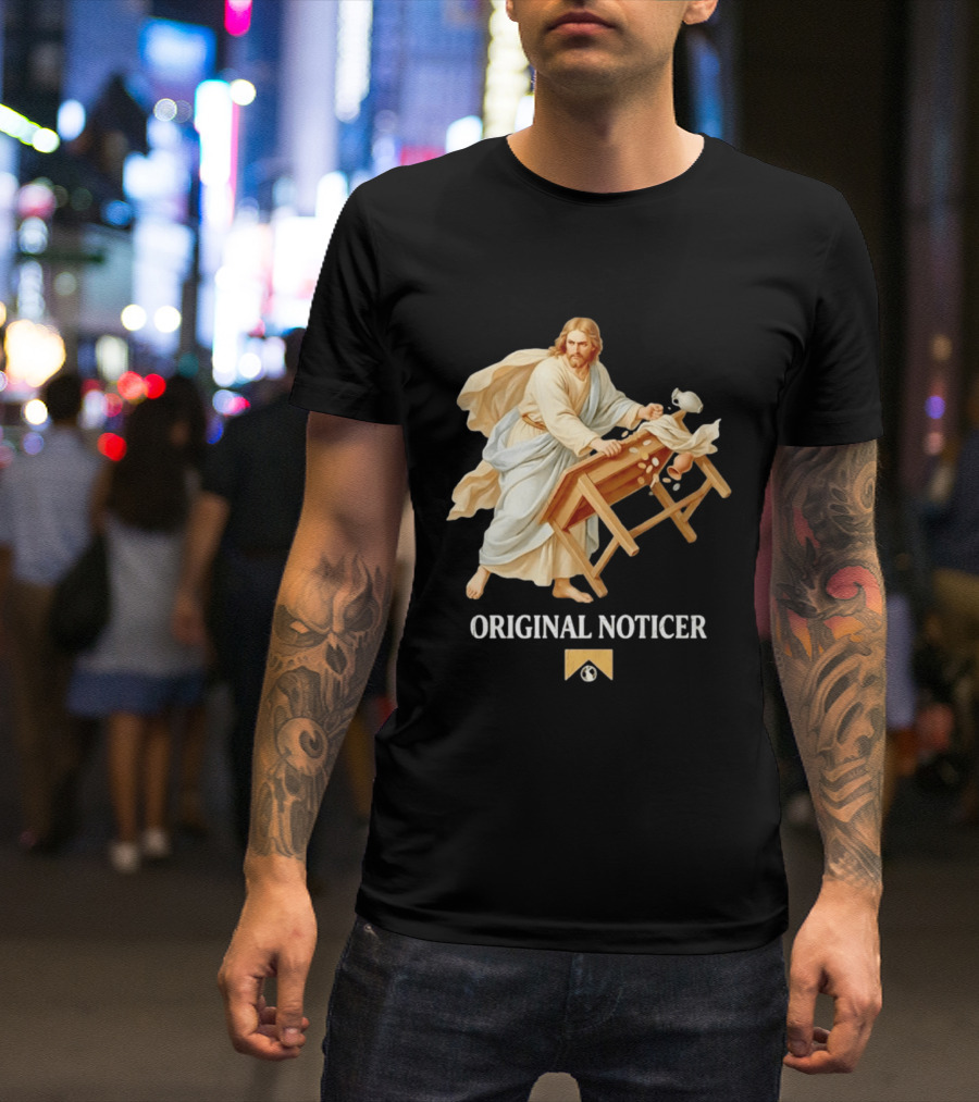 Jesus Christ Original Noticer Temple Cleansing Visual T-Shirt