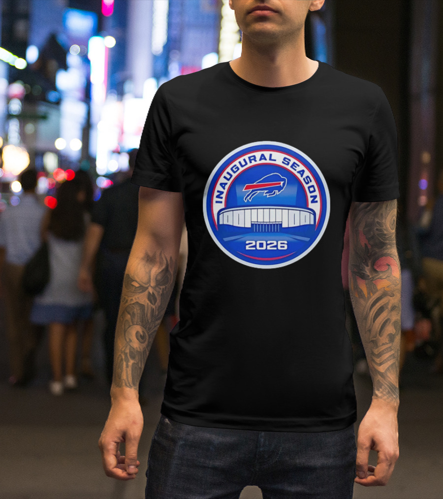 Buffalo Bills Inaugural Season 2026 Stadium T-Shirt