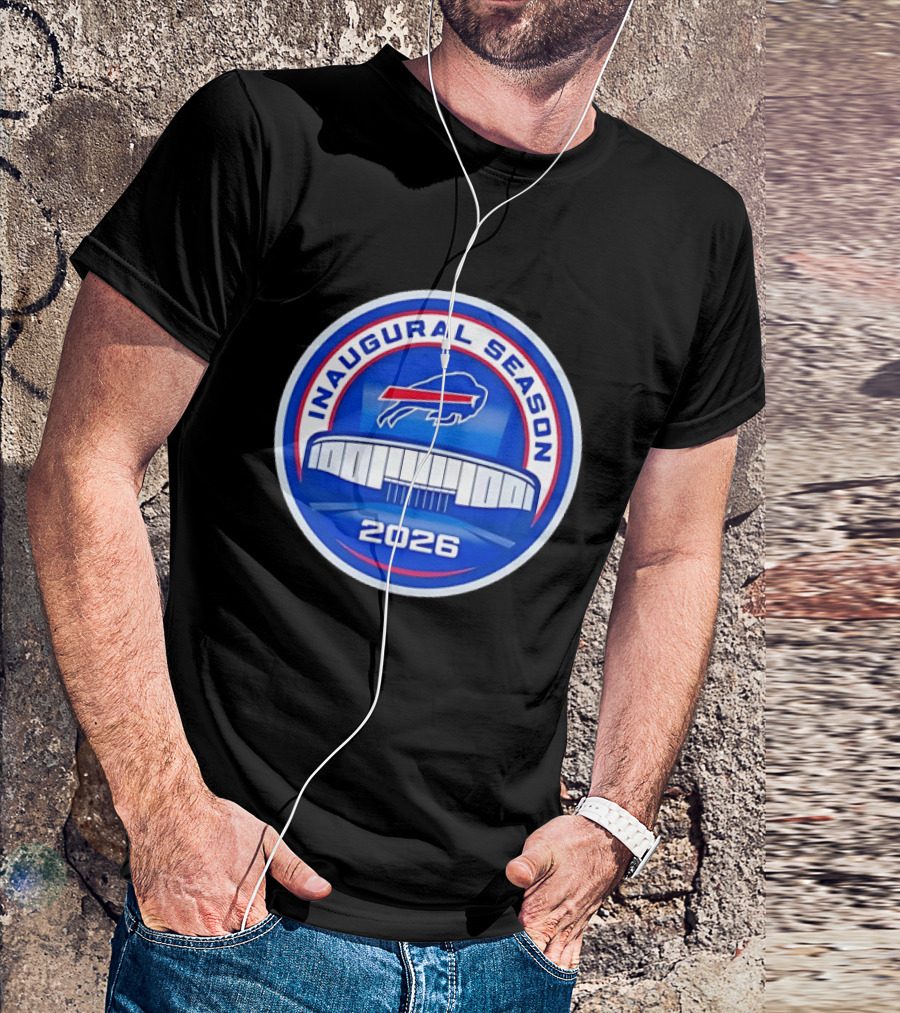 Buffalo Bills Inaugural Season 2026 Stadium T-Shirt