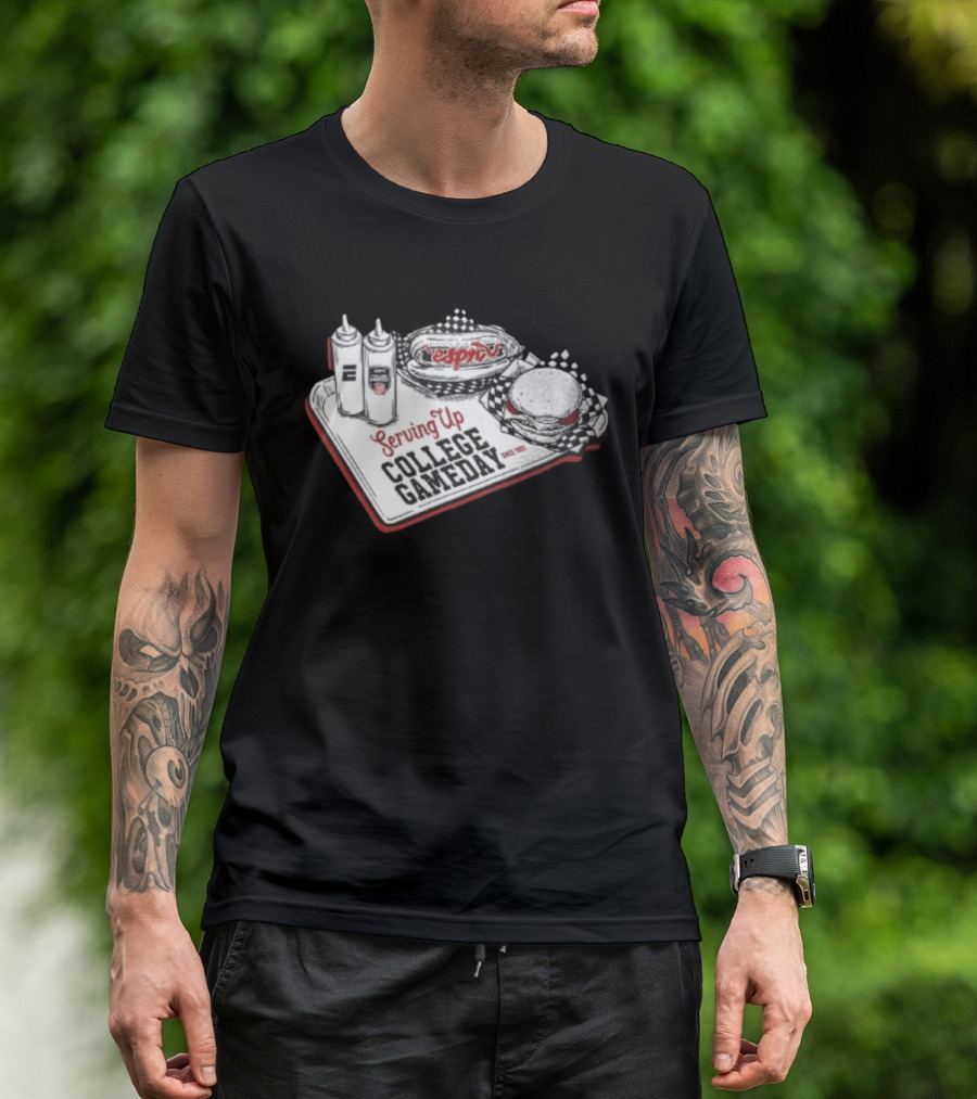 Serving Up College GameDay ESPN Since 1993 T-Shirt