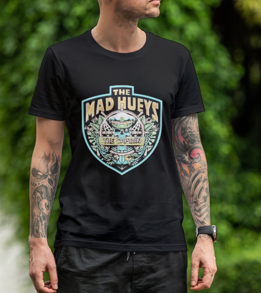 The Mad Hueys The Captain Skull Nautical T-Shirt