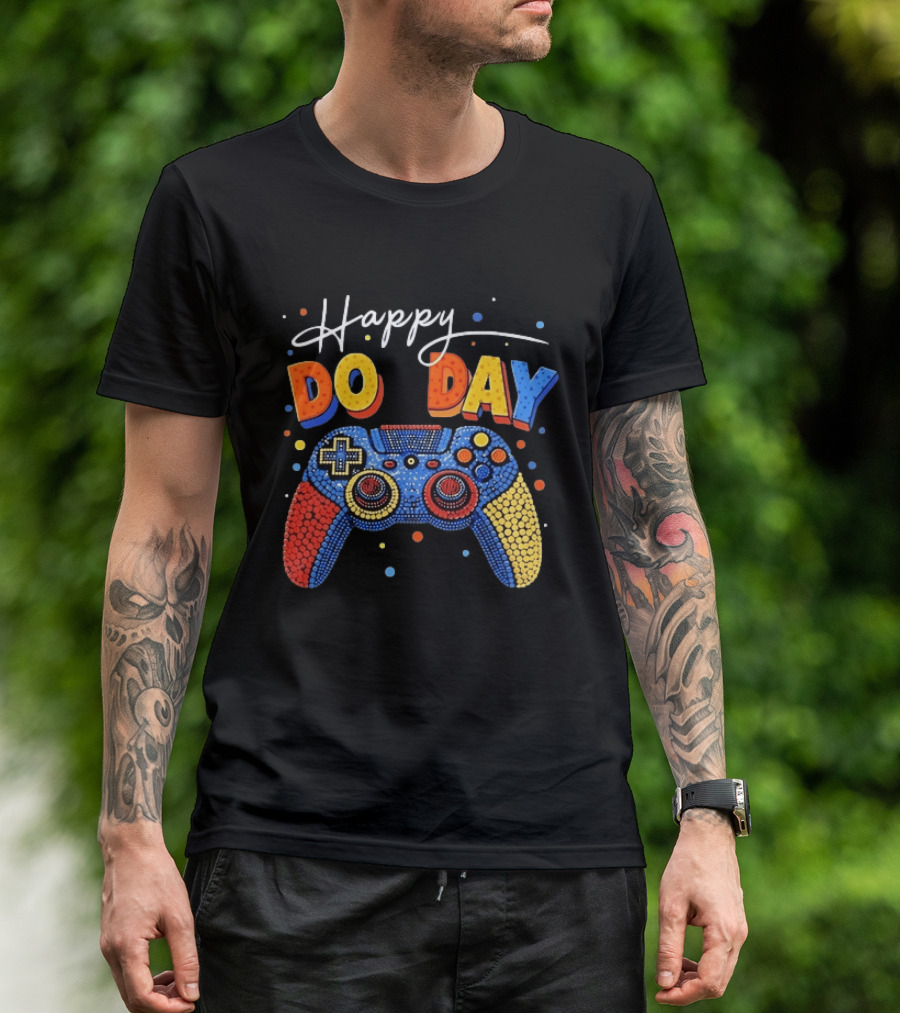 Happy Dot Day Gaming Controller Video Game Celebration T-Shirt