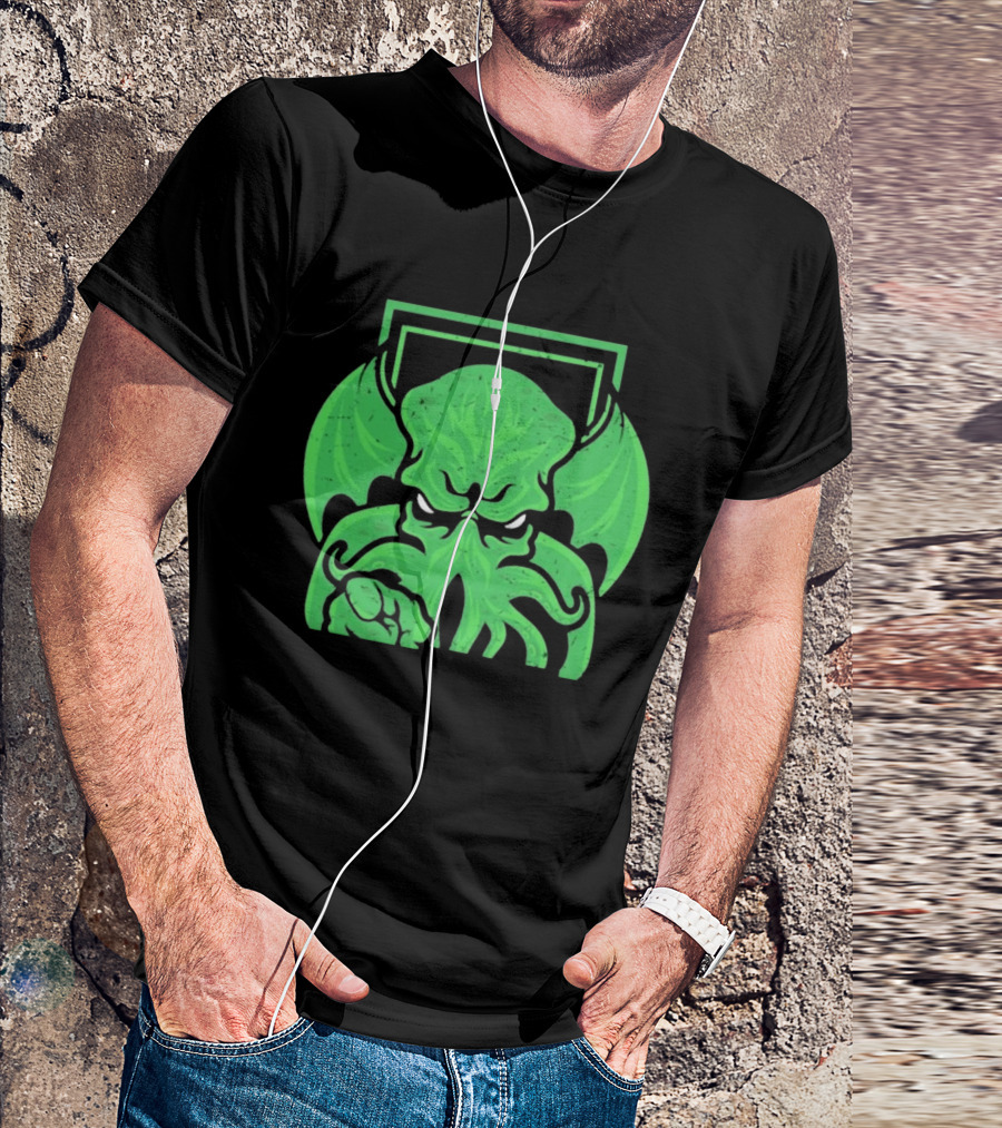 I Want Cthulhu YOU To Obey Commanding Green Creature T-Shirt
