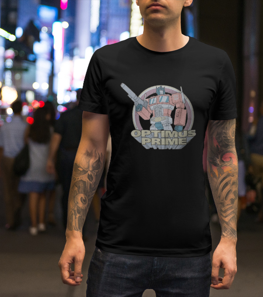 Optimus Prime Transformers Blaster T-Shirt