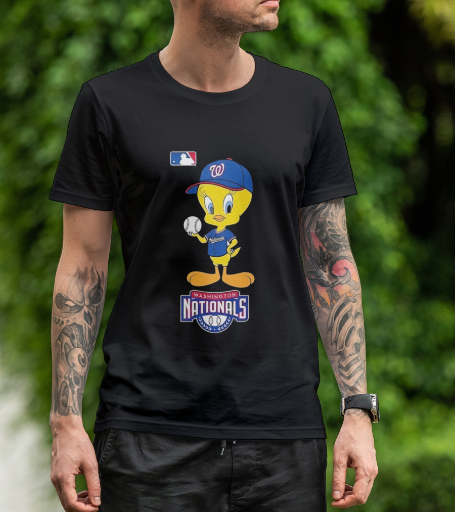 Washington Nationals Tweety Bird Baseball MLB T-Shirt