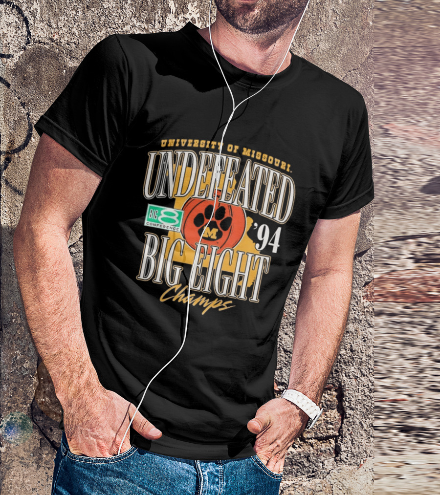 University Of Missouri Big Eight Undefeated Champions 1994 T-Shirt