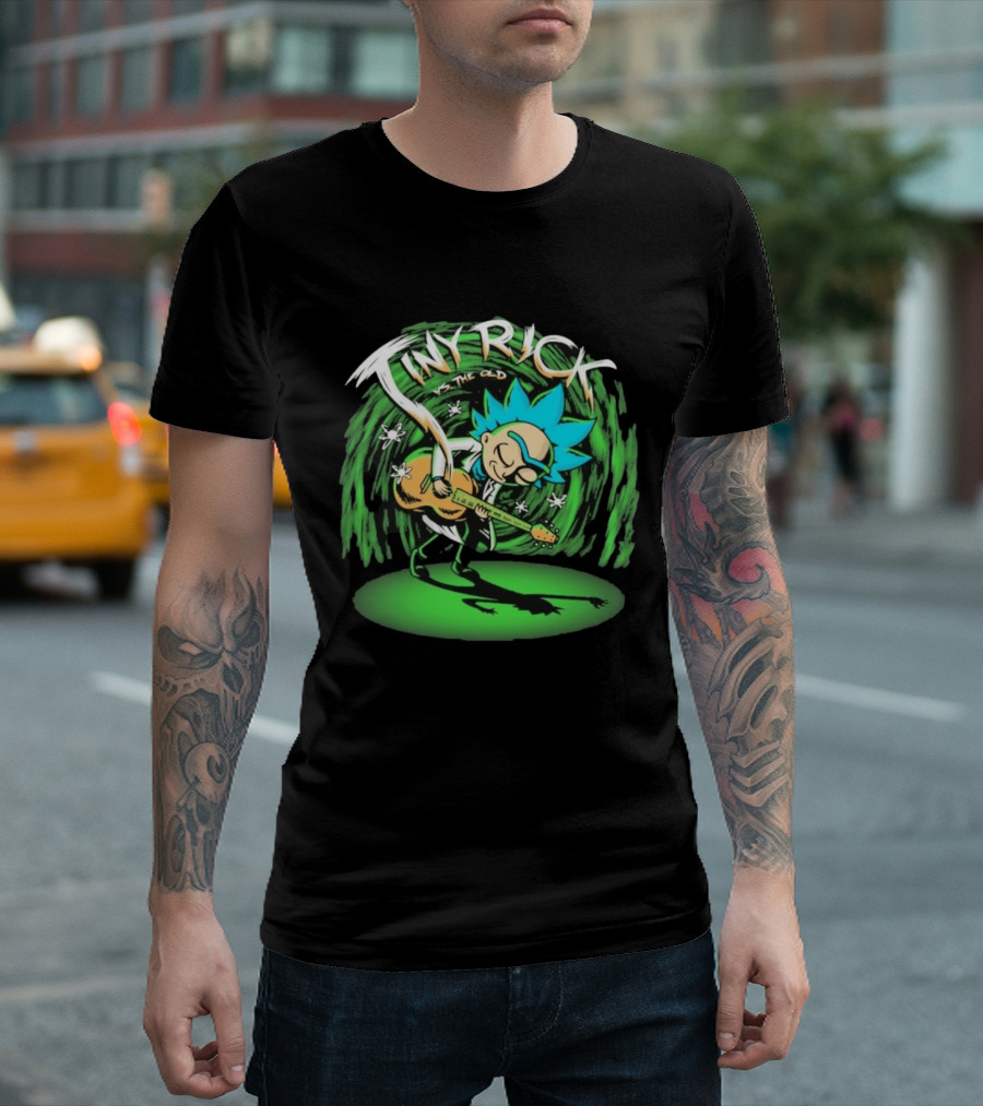Tiny Rick Vs The Old Guitar Jam Session T-Shirt