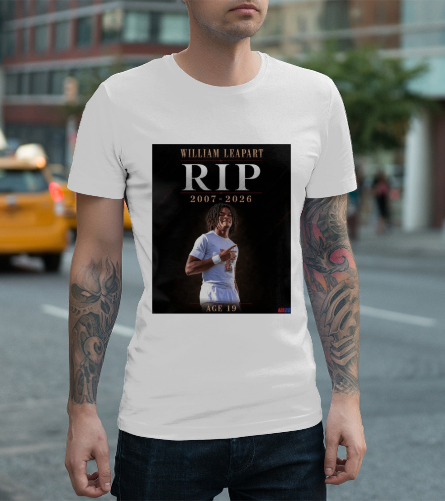 William Leapart RIP 2007 2026 Age 19 T-Shirt