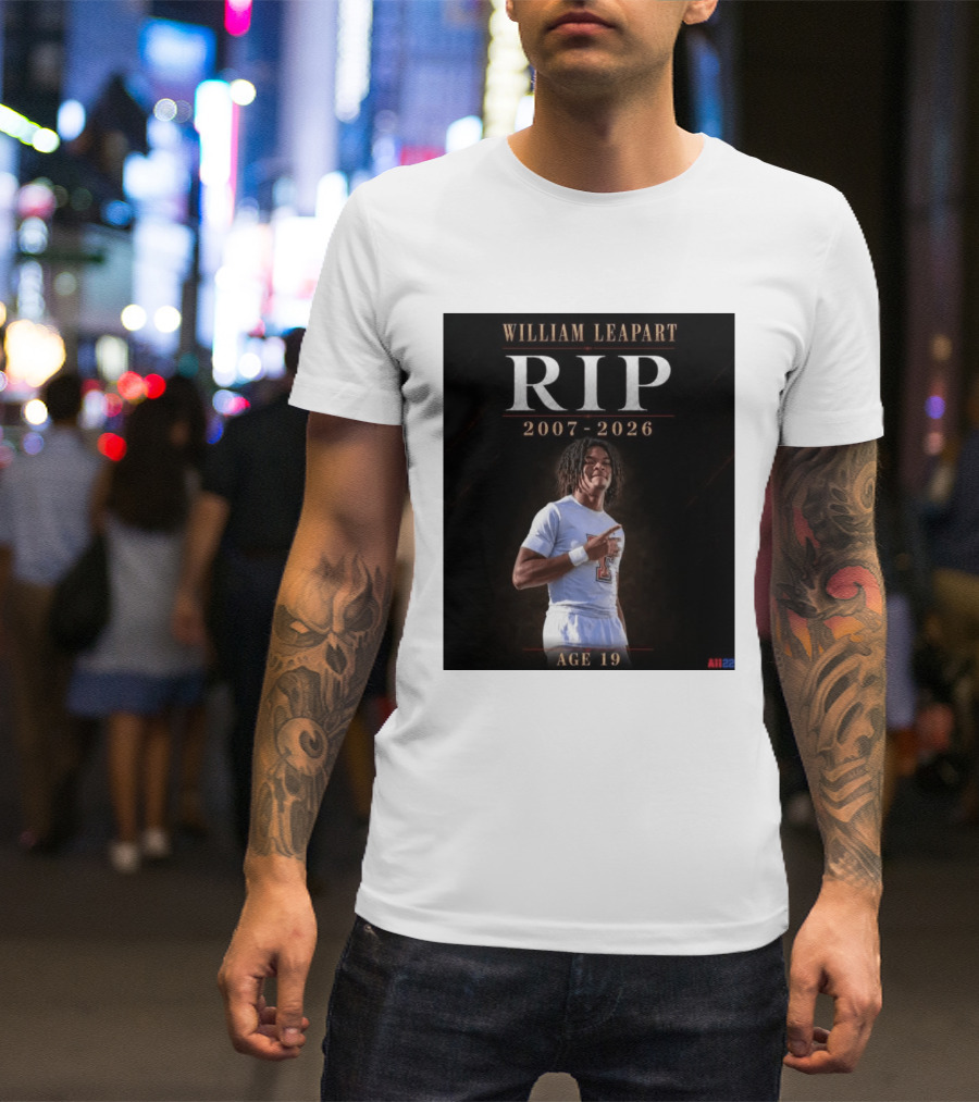 William Leapart RIP 2007 2026 Age 19 T-Shirt