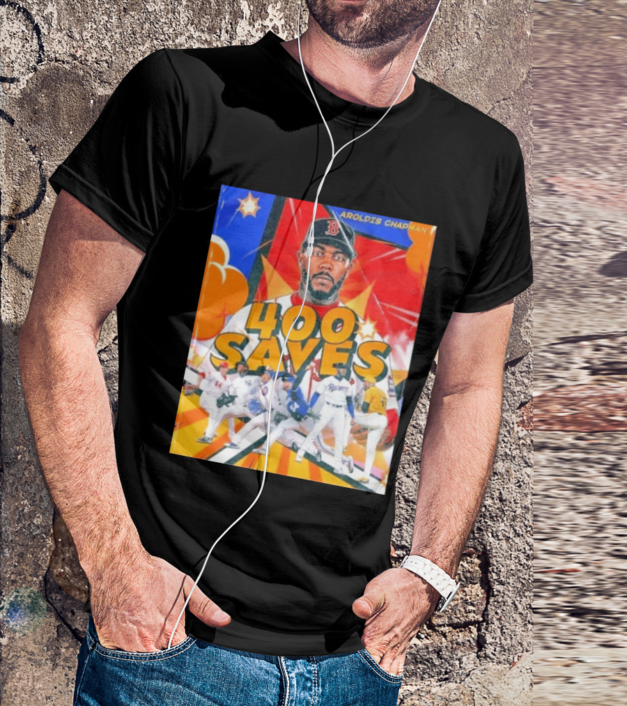 Aroldis Chapman MLB 400 Saves Record Pitcher Highlights T-Shirt