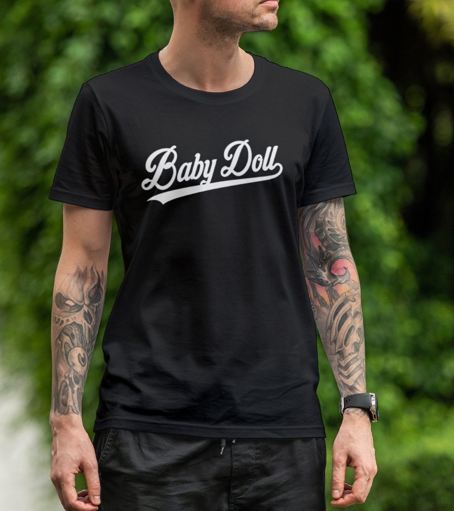 Baby Doll Cursive Script T-Shirt