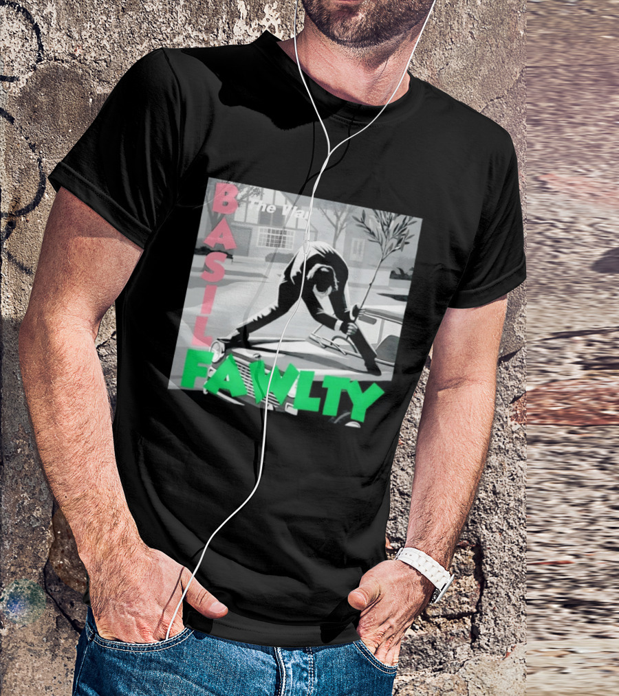 Basil Fawlty The War John Cleese British Comedy Iconic Scene T-Shirt