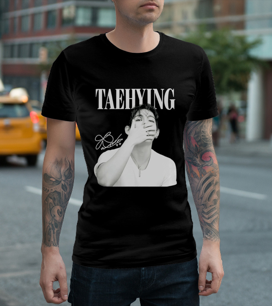 TAEHYUNG BTS V K Pop Fashion Style Signature T-Shirt