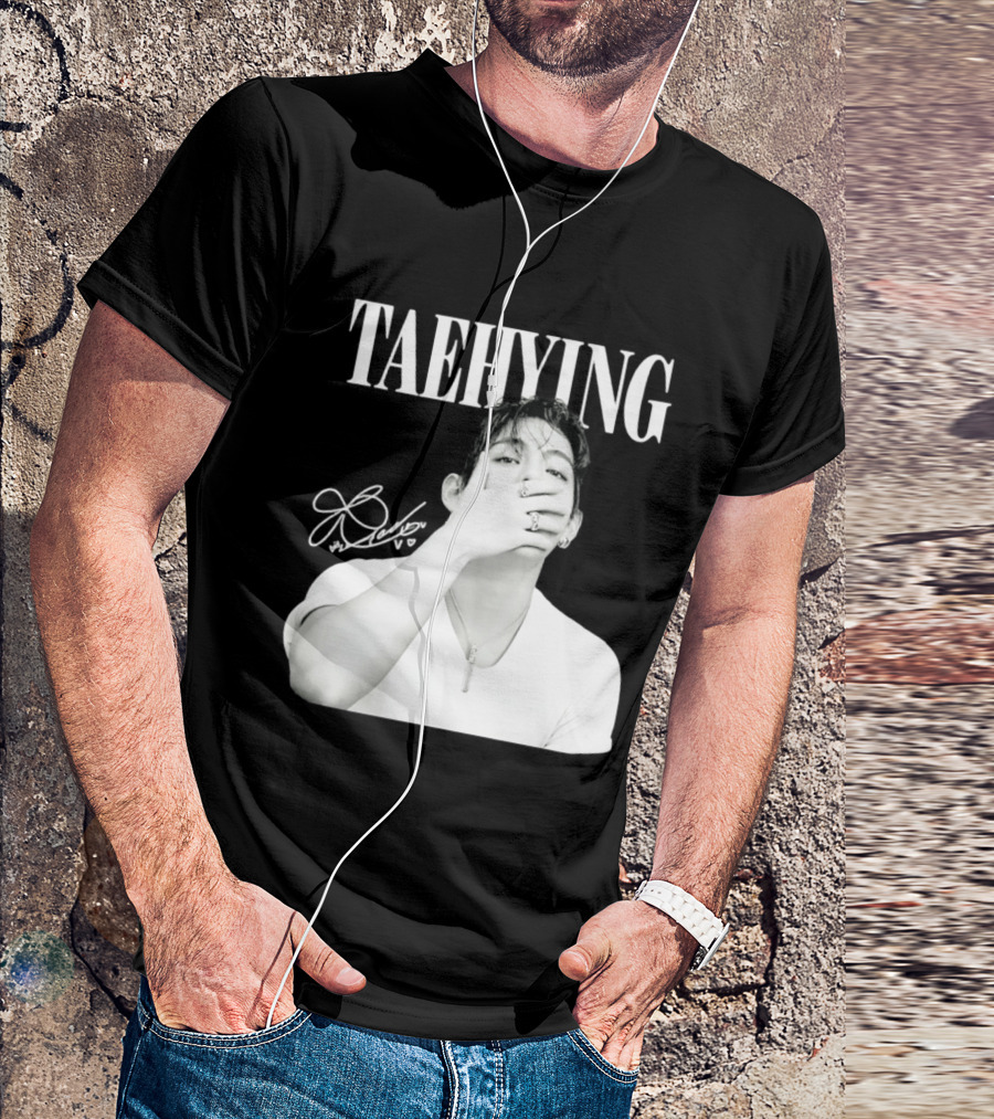 TAEHYUNG BTS V K Pop Fashion Style Signature T-Shirt