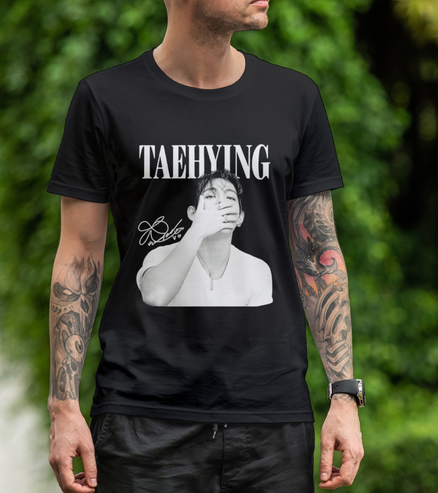 TAEHYUNG BTS V K Pop Fashion Style Signature T-Shirt