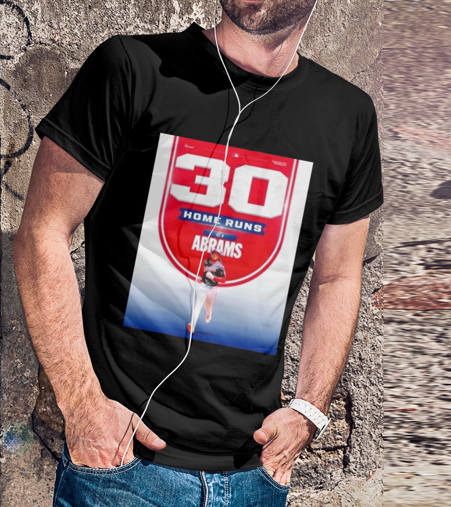 30 Home Runs CJ Abrams Washington Nationals T-Shirt