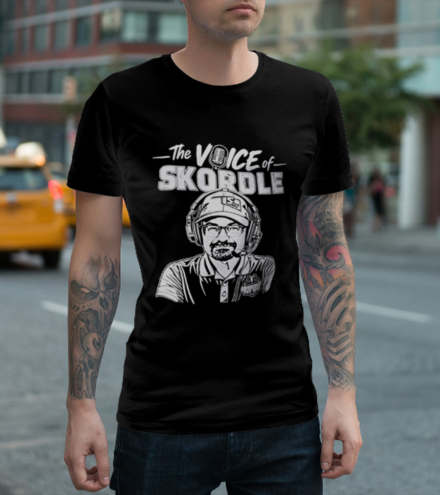 The Voice Of Skordle Podcast Broadcaster Sports Commentator T-Shirt