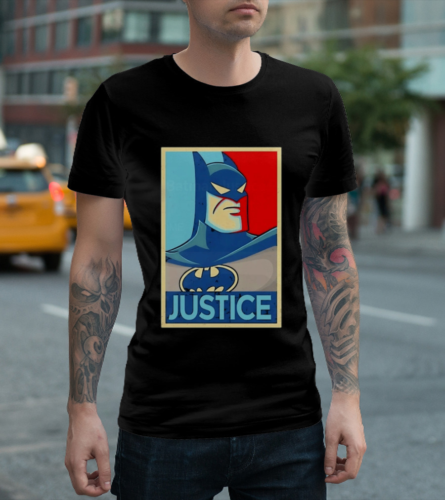 Justice Distressed Batman DC Comics T-Shirt