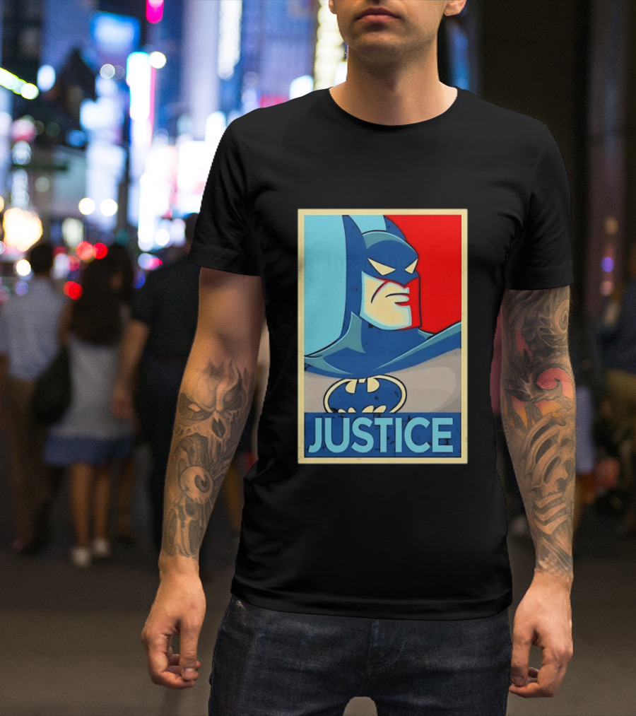 Justice Distressed Batman DC Comics T-Shirt