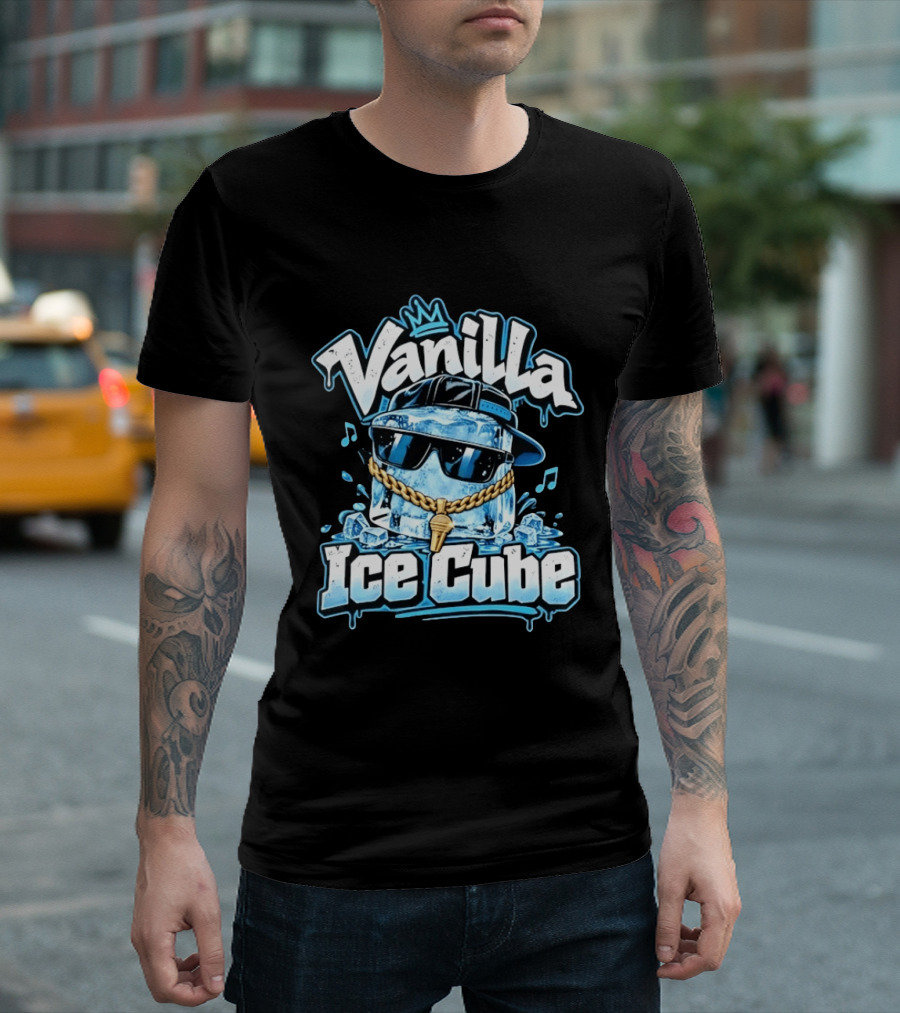 Vanilla Ice Cube Hip Hop Music Rap Cool Ice T-Shirt