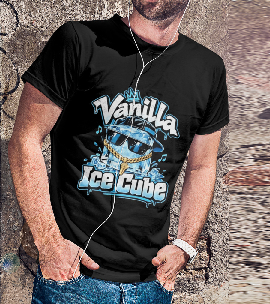 Vanilla Ice Cube Hip Hop Music Rap Cool Ice T-Shirt