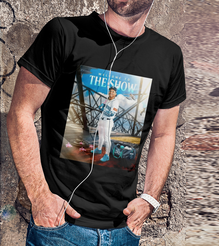 Welcome To The Show Michael Arroyo Mariners 50th Anniversary Baseball T-Shirt