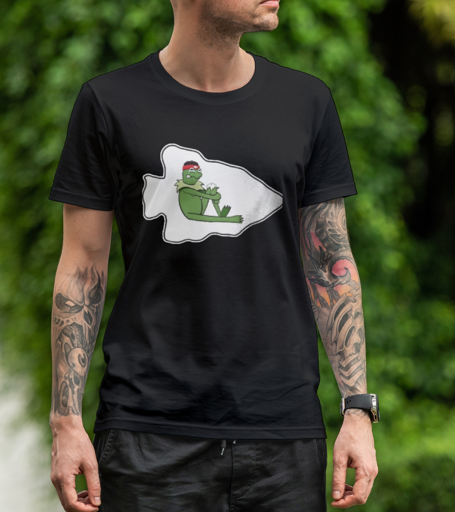 Patrick Mahomes Kansas City Chiefs Crying Kermit Meme T-Shirt