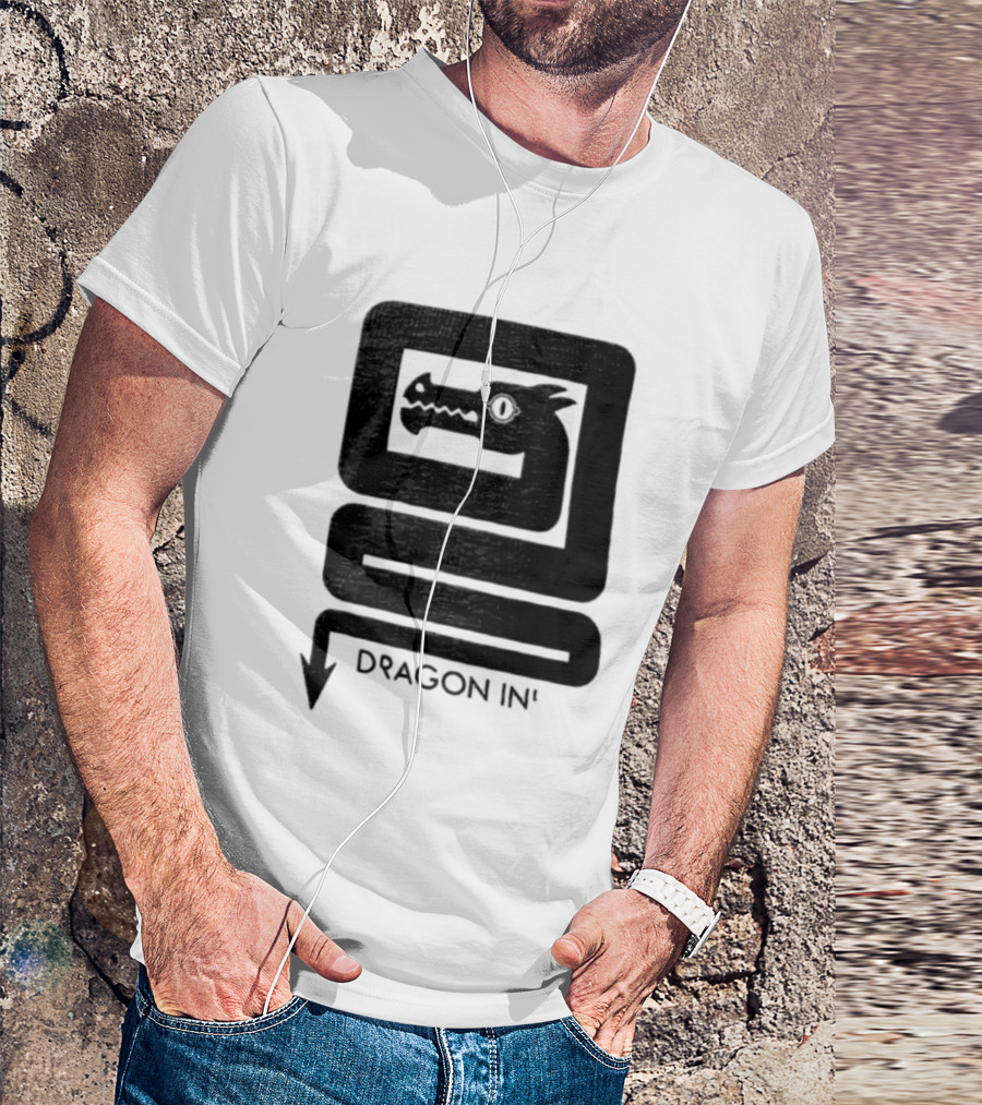 Dragon Ink Snake Head Mythical Creature T-Shirt