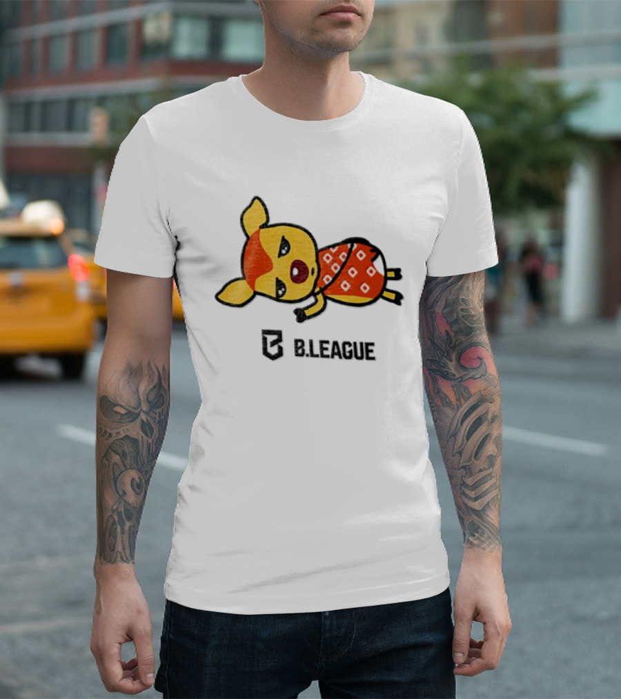 Fauna Animal Crossing Sleeping Character B.LEAGUE T-Shirt