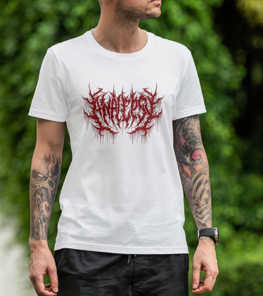 Miasma Records Analepsy Red Drip Graphic Exclusive T-Shirt