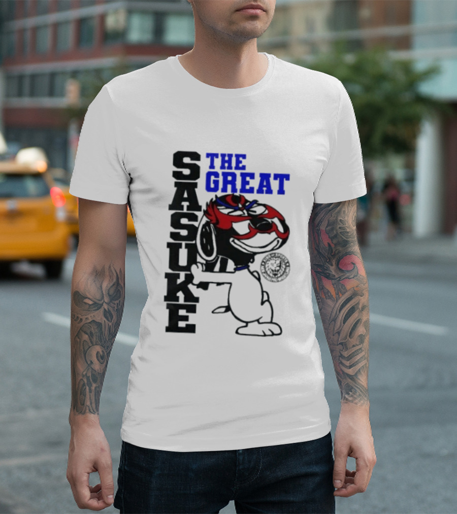 The Great Sasuke Snoopy New Japan Pro Wrestling T-Shirt
