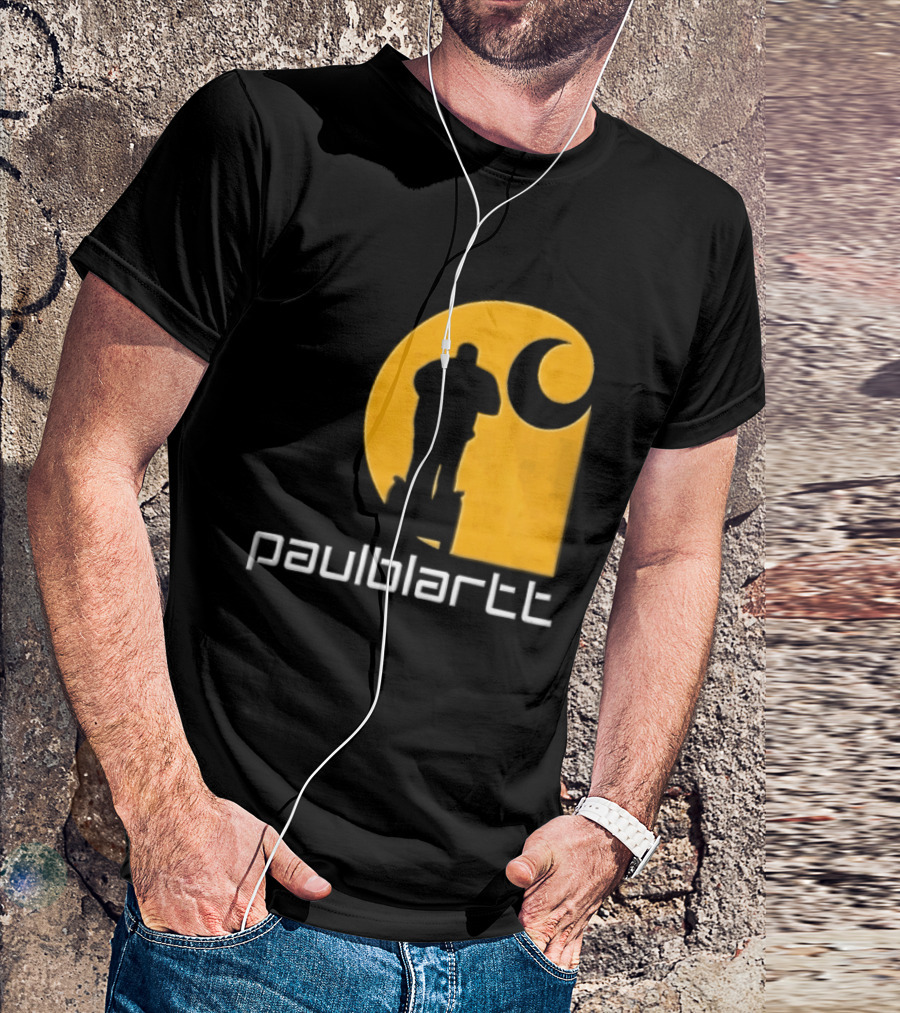 Paulblartt Security Guard Segway Yellow Swirl T-Shirt
