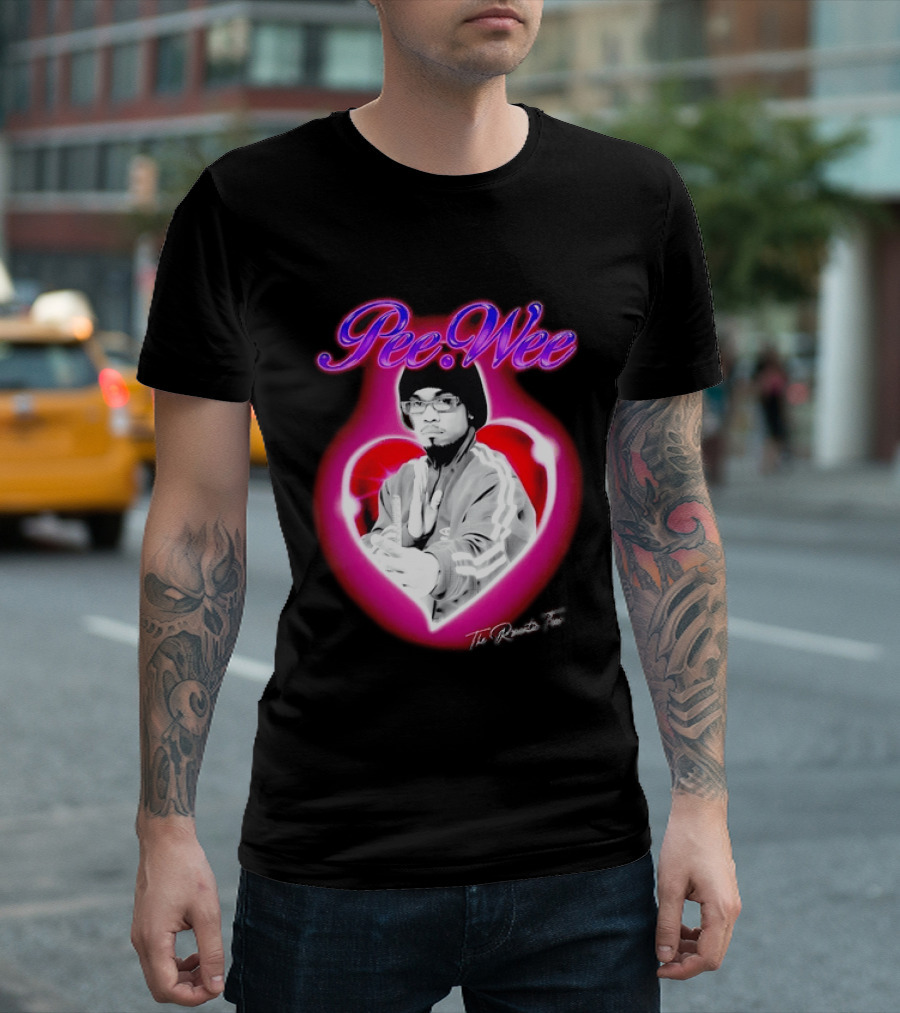 Pee Wee The Romantic Tour Heart Iconic Rap Hip Hop Artist T-Shirt
