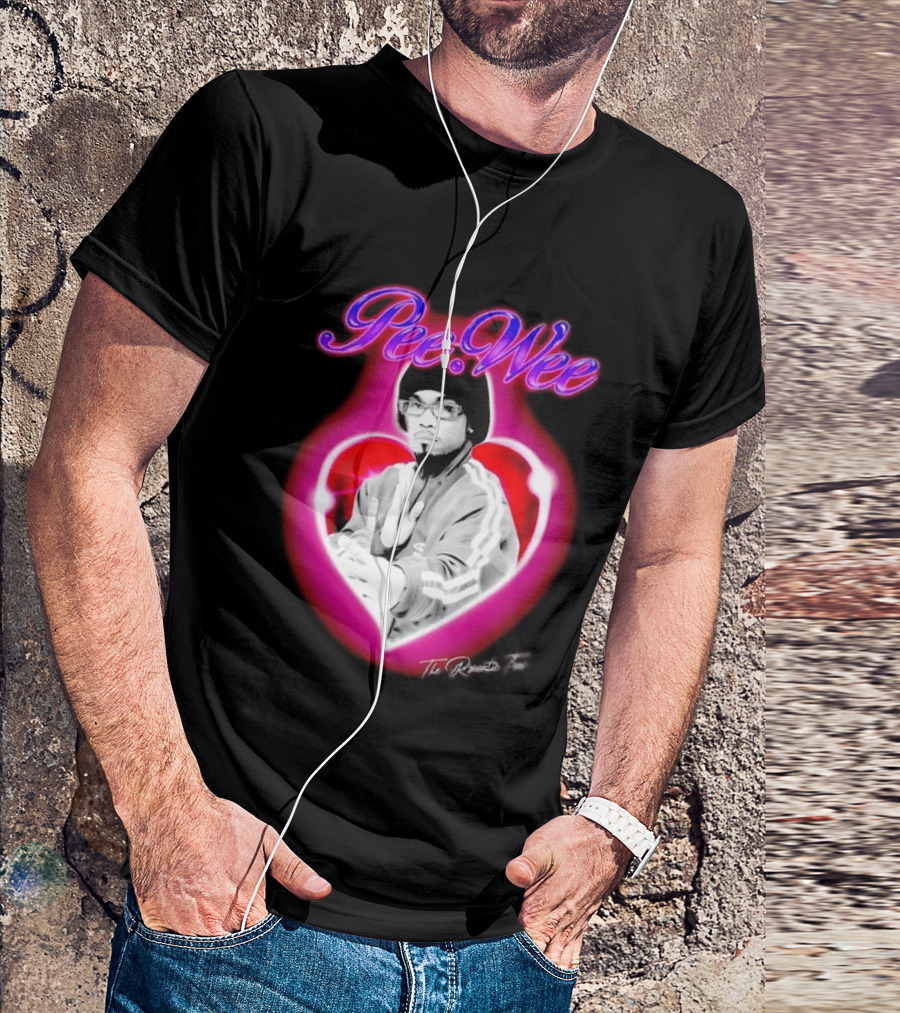 Pee Wee The Romantic Tour Heart Iconic Rap Hip Hop Artist T-Shirt