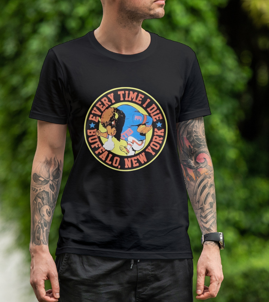 Every Time I Die Buffalo New York Football Buffalo Player T-Shirt