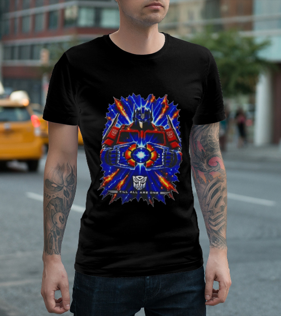Transformers Optimus Prime Matrix Of Leadership Till All Are One Autobots T-Shirt