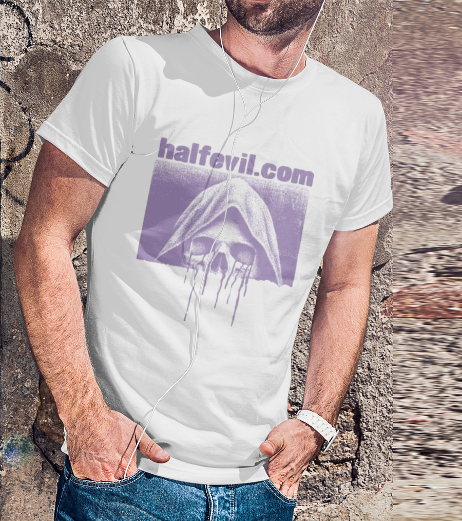 Halfevil.com Hooded Skull Dripping Half Evil Store Week 2 $3.33 T-Shirt