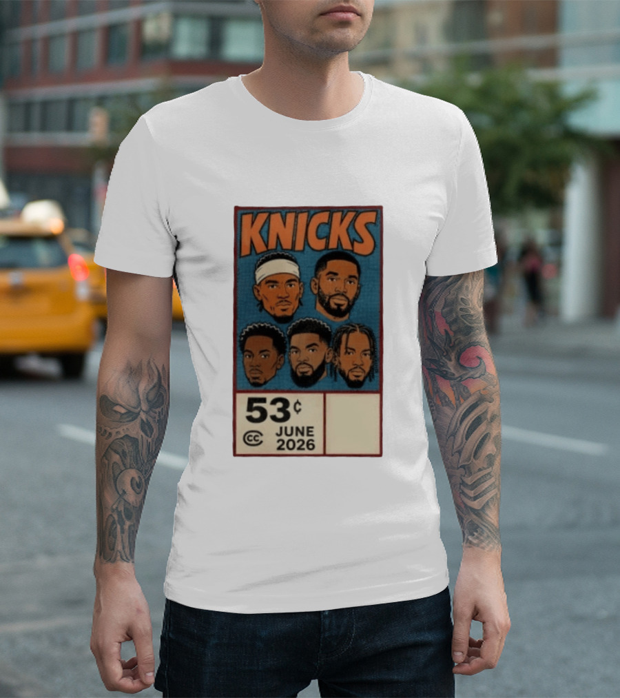 New York Knicks 53¢ Starting 5 June 2026 NBA T-Shirt