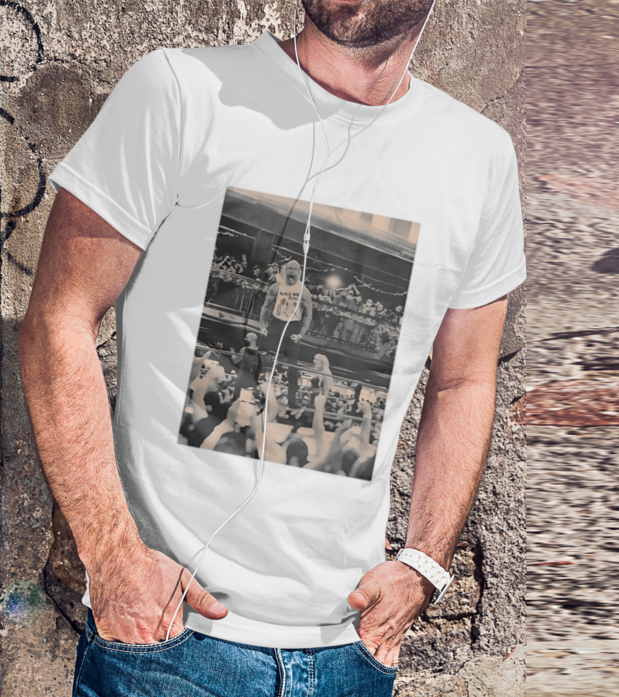 The Butcher Andy Williams Black Flag At TID The Season Photo Wrestling Event T-Shirt