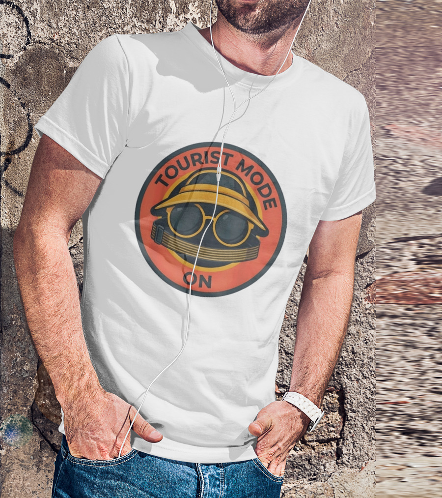 Tourist Mode On Vacation Travel Sightseeing Adventure T-Shirt