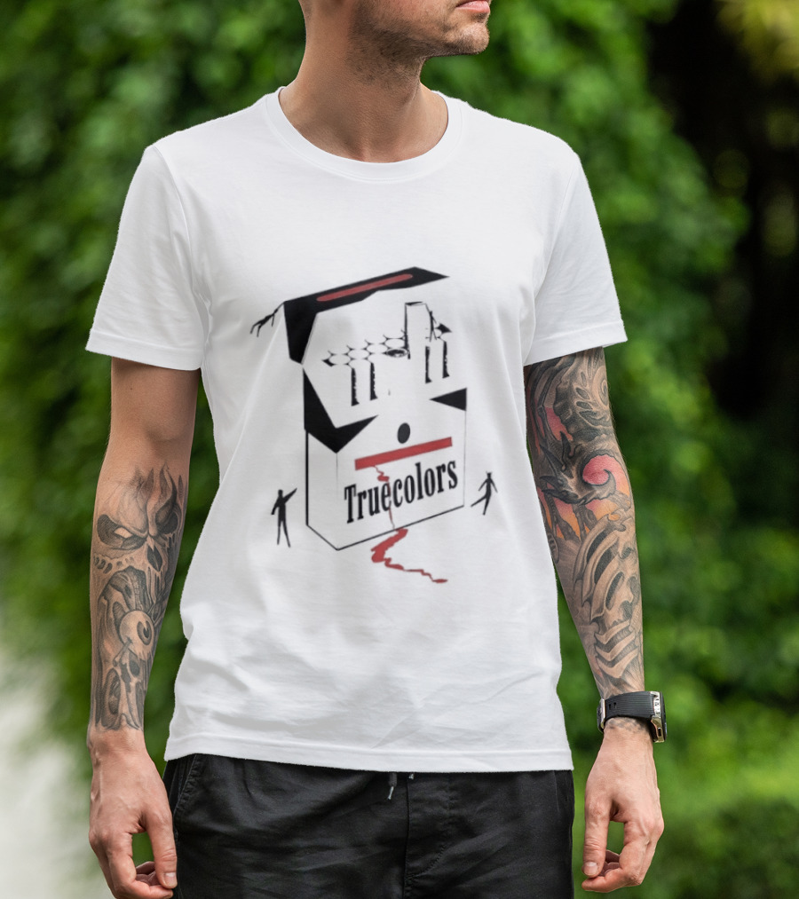 Truecolors Cigarette Pack With Soldiers In Cover Art Smoking Kills T-Shirt