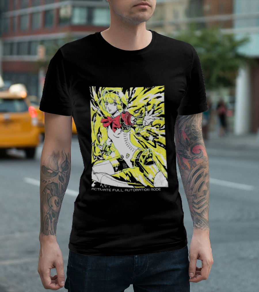 Aigis Persona 3 SEES Activate Full Automation Mode T-Shirt