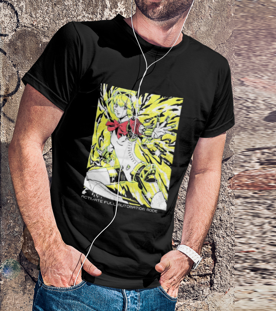 Aigis Persona 3 SEES Activate Full Automation Mode T-Shirt