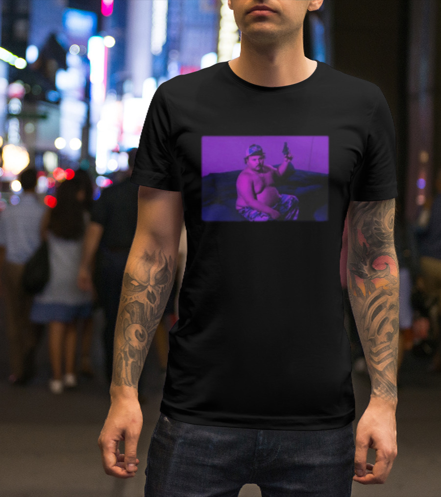 Stavvy Store Victory Or Else Humor Statement With Gun Image T-Shirt