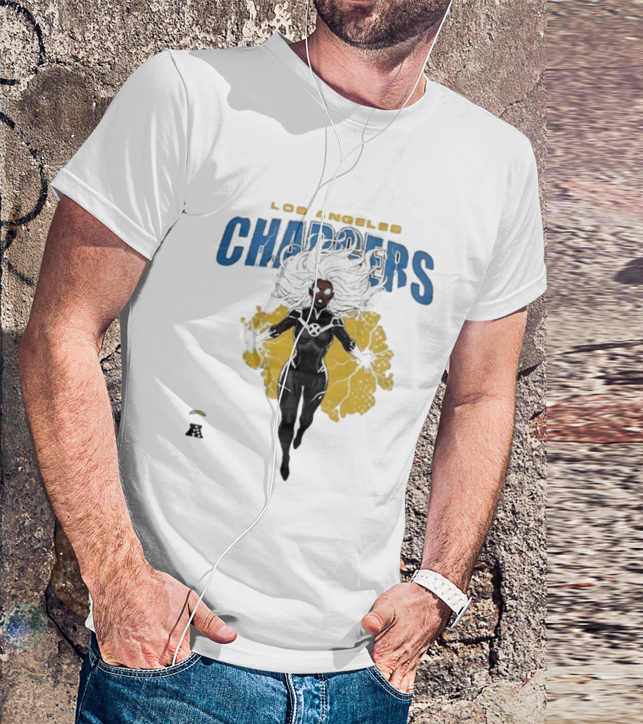 Los Angeles Chargers Storm X Men Marvel T-Shirt
