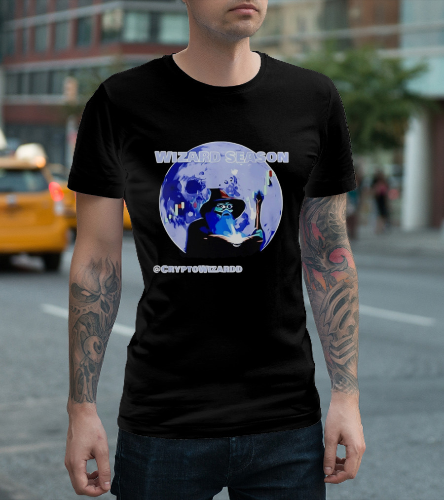 Wizard Season Crypto Trading Bitcoin Wizardry Trend @CryptoWizardd T-Shirt
