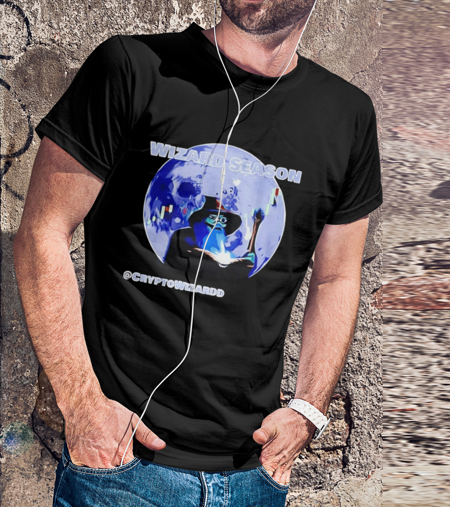 Wizard Season Crypto Trading Bitcoin Wizardry Trend @CryptoWizardd T-Shirt