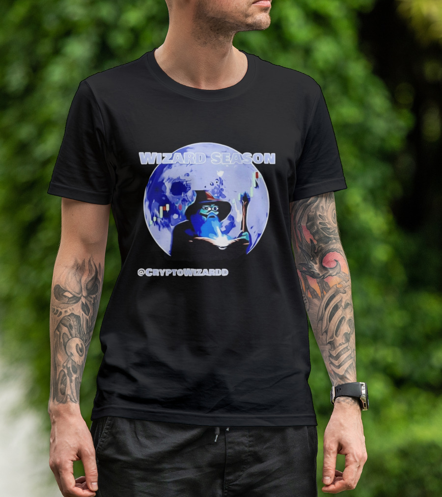 Wizard Season Crypto Trading Bitcoin Wizardry Trend @CryptoWizardd T-Shirt