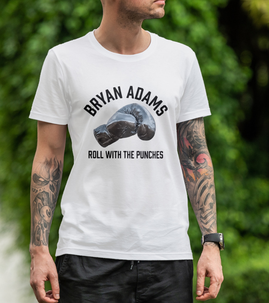 Bryan Adams Roll With The Punches Boxing Glove Music T-Shirt