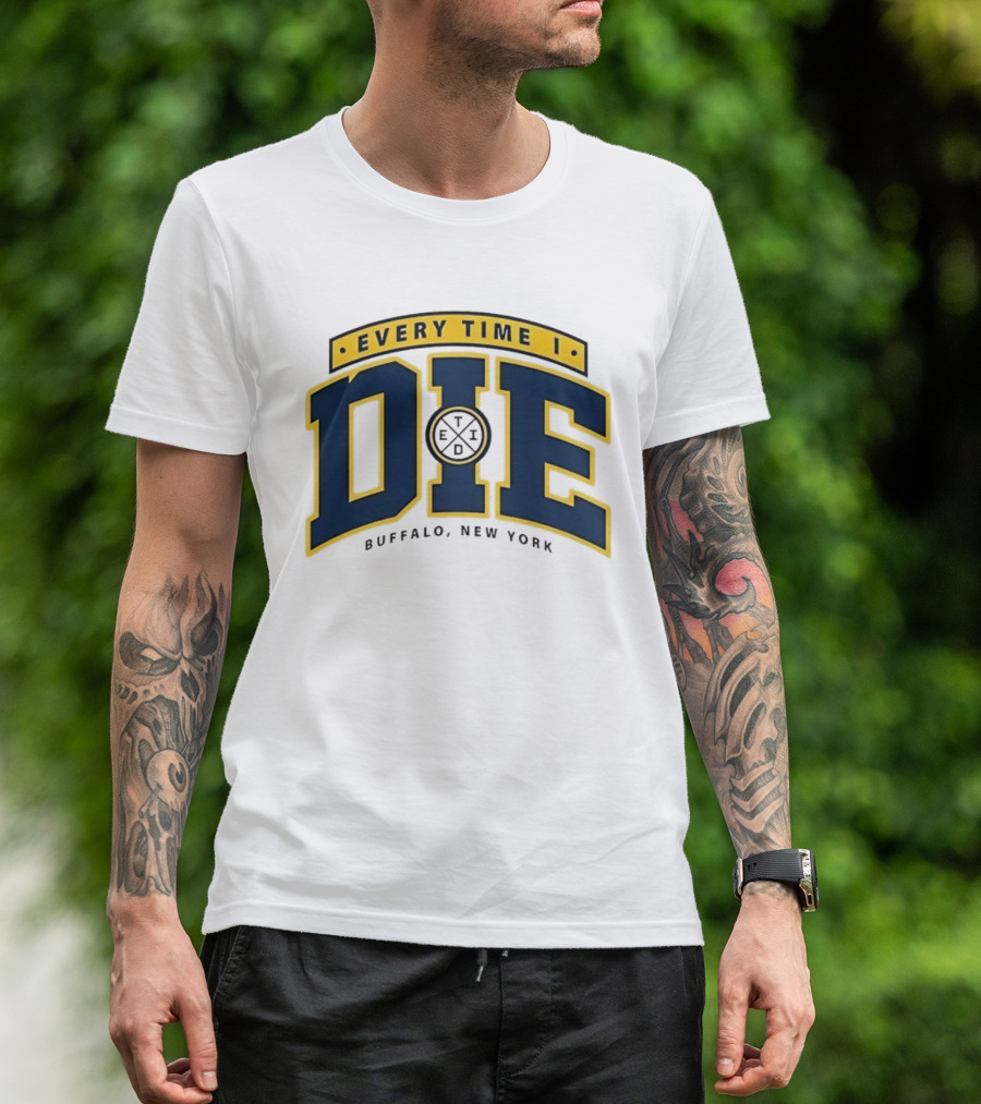 Every Time I Die Buffalo New York ETID DIE Hardcore Band T-Shirt
